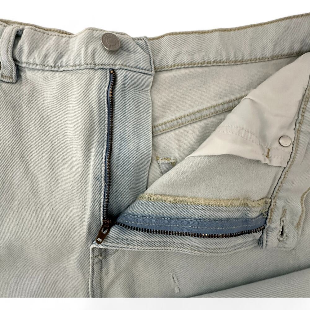 PacSun Light Indigo Ripped High Rise Baggy Jeans (30) - Picture 12 of 16